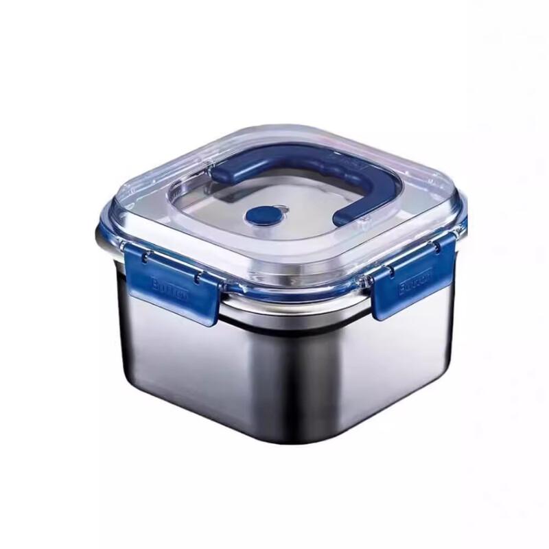 Jingchengwen 2500ml Thickened Stainless Steel Food Container