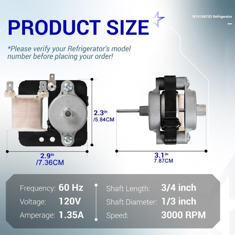 Freezer Cooling Fan Motor Plastic Housing Design Tested Under OEM Standards Suitable for Long Lasting Performances