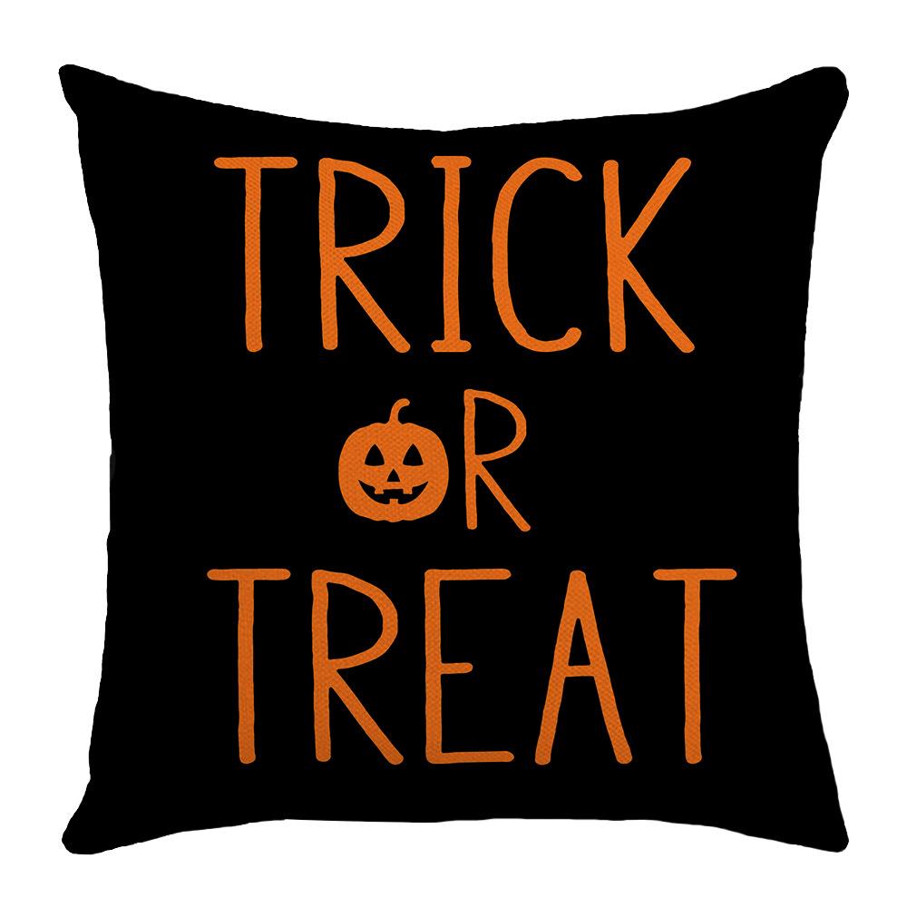 New Halloween Hot Products Pumpkin Spider Web Dining Table Indoor Outdoor Home Party Sofa Cushion Pillow