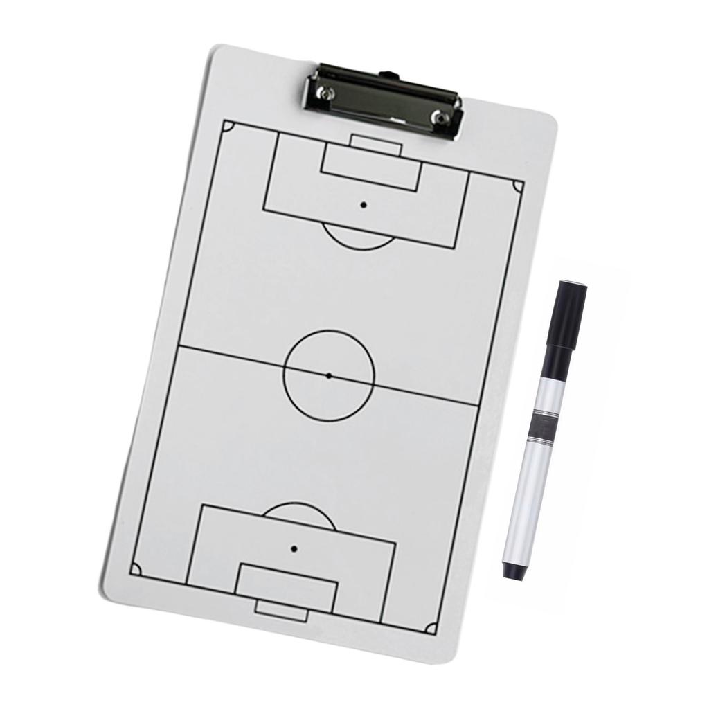 Sportovní strategické koučovací tabule 13,78x8,66 palce Přenosné pro basketbal / volejbal / házenou / fotbal Kreslicí fix