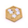 Korean Style Red Agate Star Pendant Necklace with Pink Crystal - Valentine's Day Gift