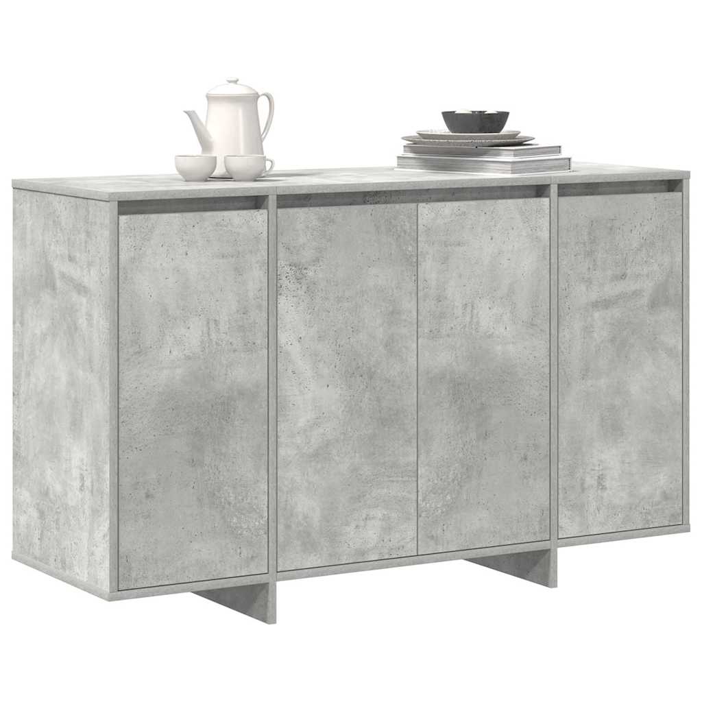 Sideboard Concrete Grey 120 x 41 x 75 cm Particleboard
