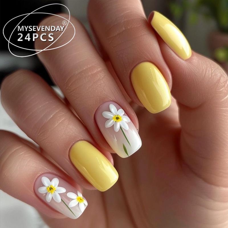 Europäische und amerikanische Gradient Pfirsichblüten Ballett Kurze Nagelspitzen