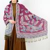 New retro tassel long shawl travel out long scarf scarf women's autumn and winter fashion scarf