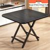 Portable Foldable Dining Table for Small Spaces - Square or Round Options for Apartments or Rental Rooms