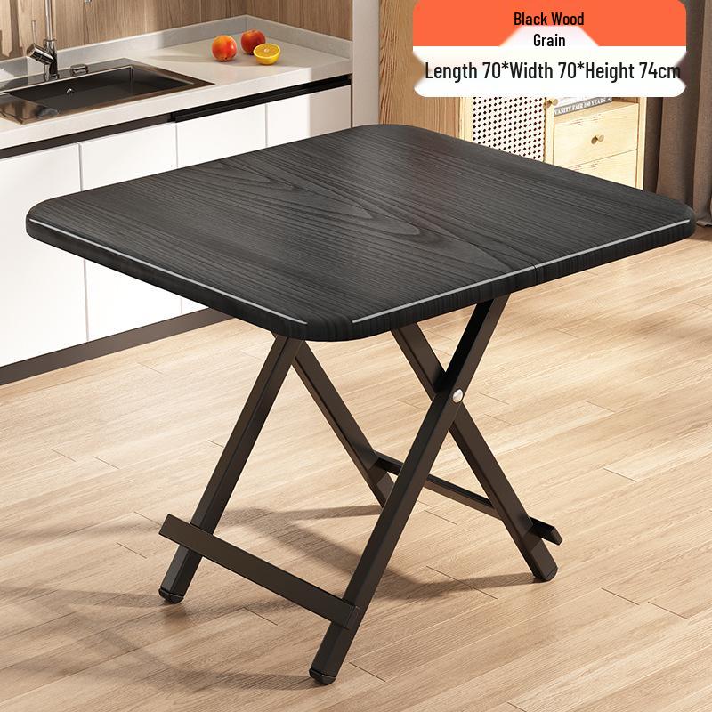 Portable Foldable Dining Table for Small Spaces - Square or Round Options for Apartments or Rental Rooms