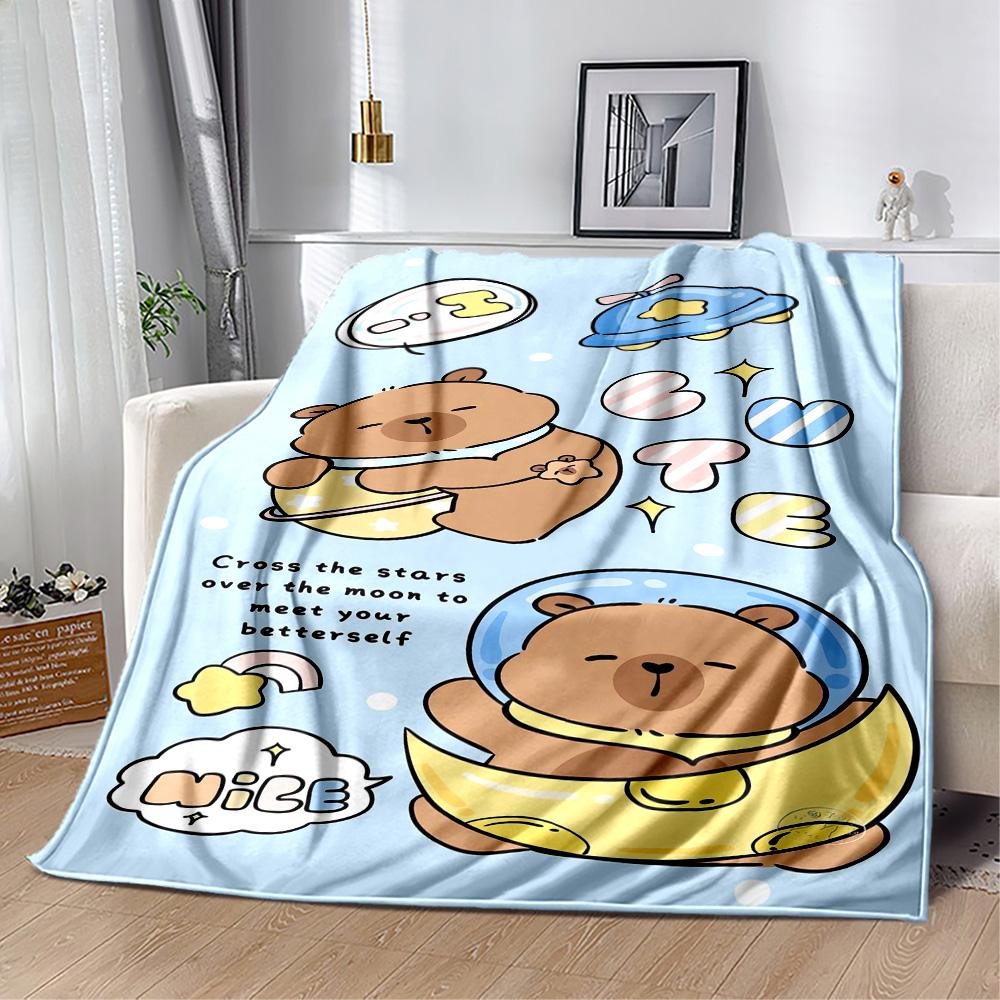 1pc Heart Shaped Bears Blanket Comfortable Soft Lightweight Perfect for Travel Camping Picnics Sofa Office bedroom Gift for Friends