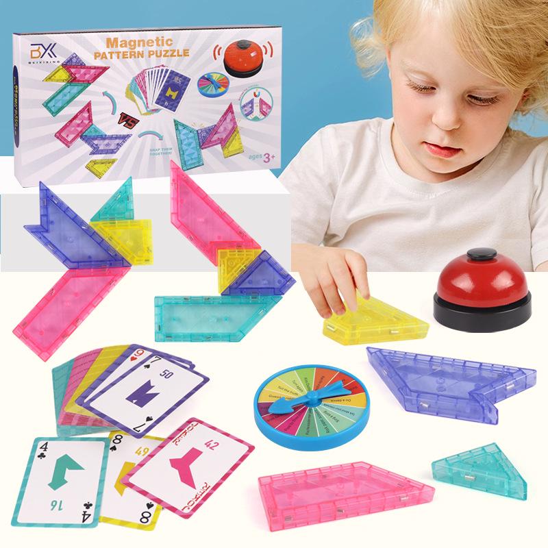 

Magnetic Tangram Teaching Aids: Brain-Teasing Jigsaw Puzzles for Young Children s Education 7 Tangram [Chinese Packaging]