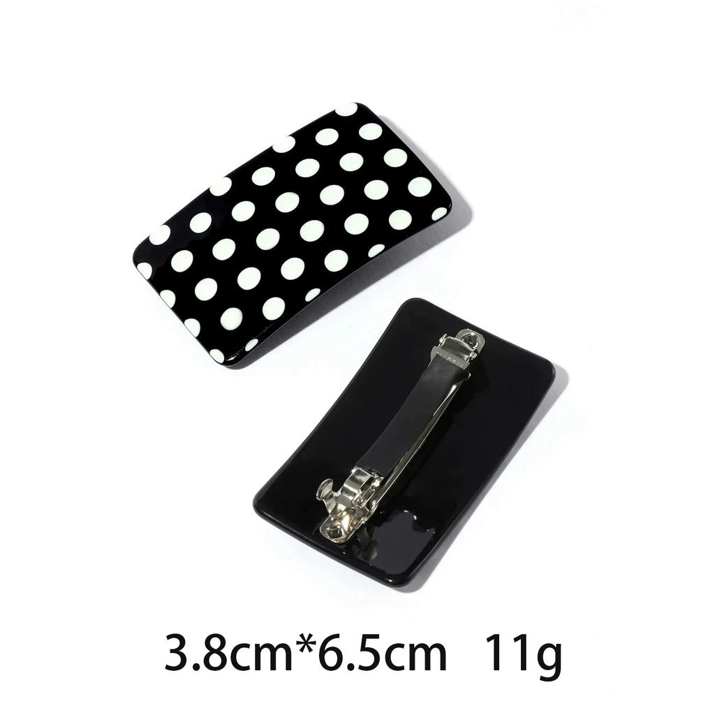 women's polka dot bow hair clips, fashionable cute hair accessories for the back of the head, suitable for afternoon tea, Mother