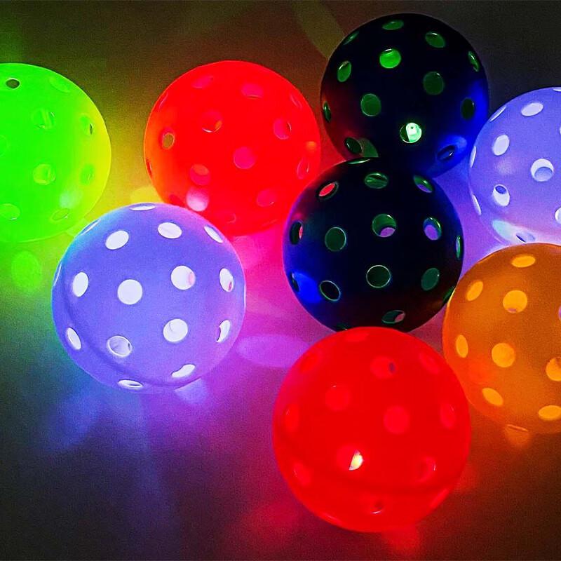 Landa 74mm Luminous 40-Hole Pickleballs (10-Pack)