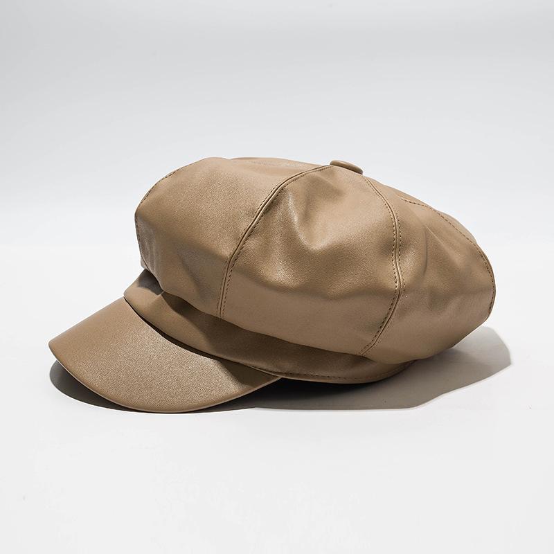 

Women s autumn and winter British and Korean version of fashion versatile duck tongue Bere octagonal hat trendy brand One size fits all