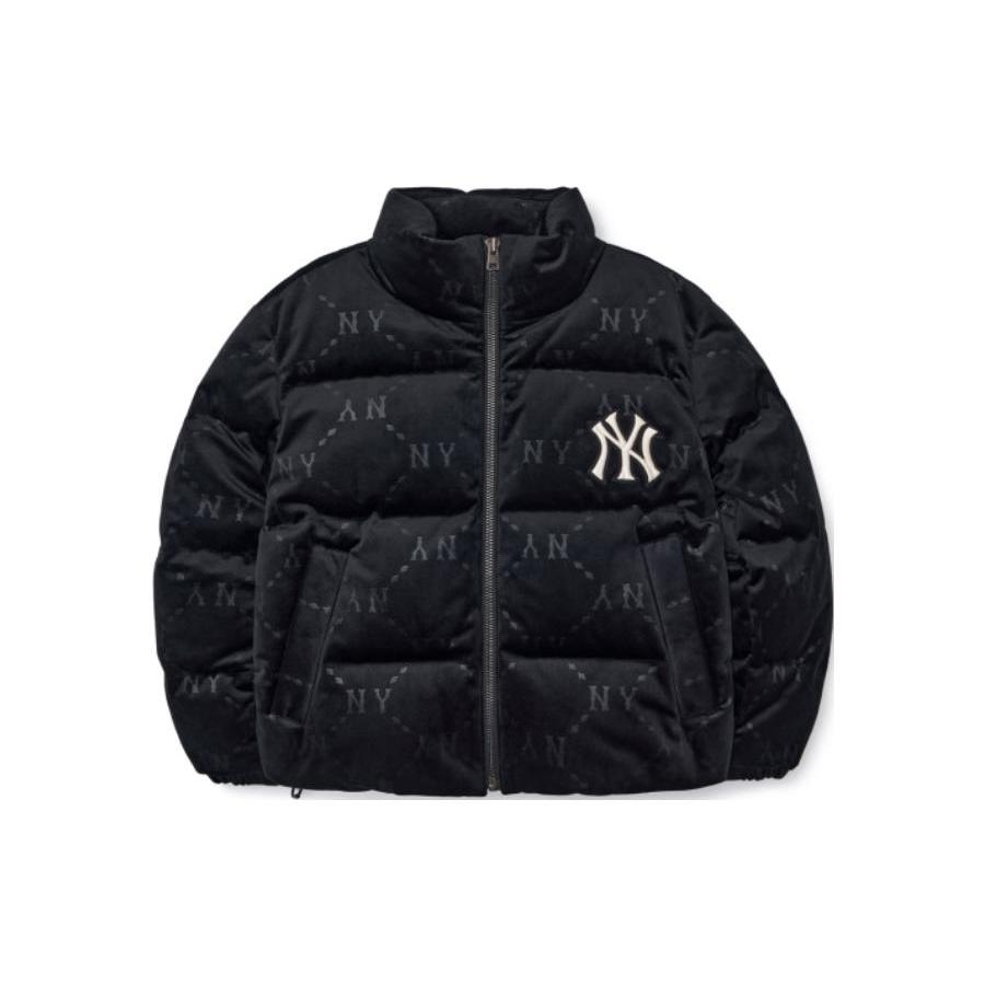 New MLB MONOGRAM Reading Collection Down Jacket Short Unisex Black 3FDJM0226-50BKS