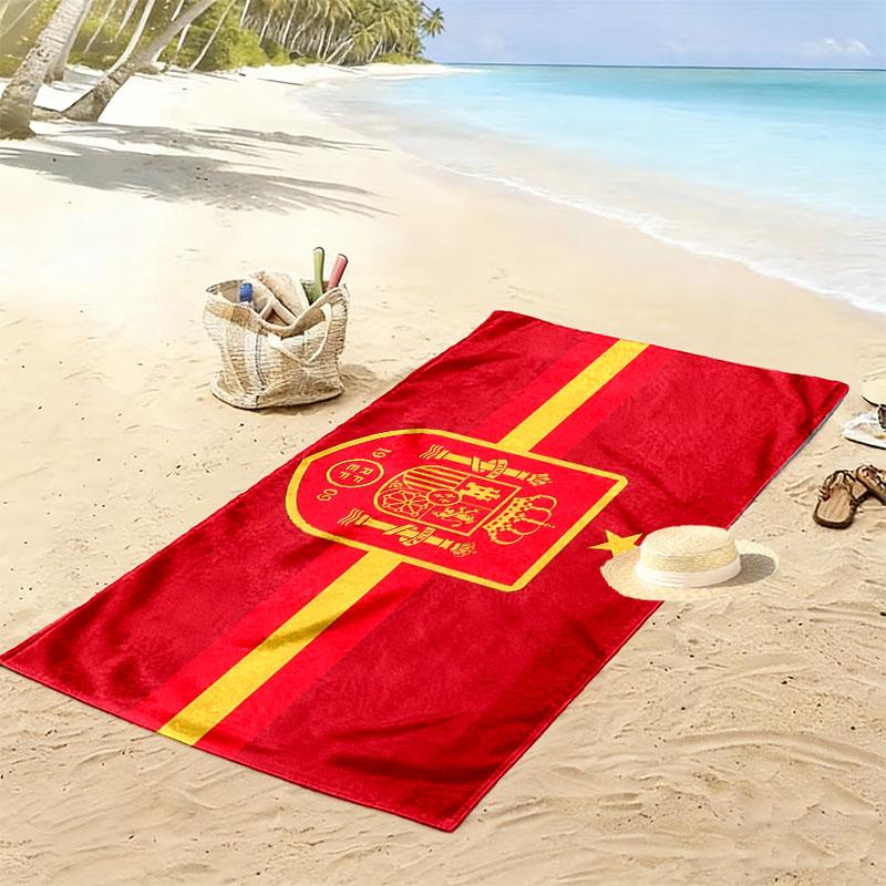 Spain Art Print Beach Towel, Large Soft Quick Dry Towel for Beach Camping Swimming
