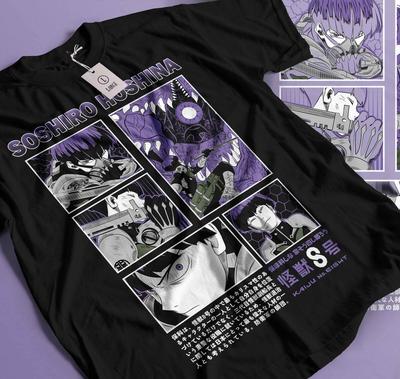 Soshiro Hoshina T-shirt Kaiju N 8 Mina Ashiro Anime Kafka Hibino Gift Shirt 324