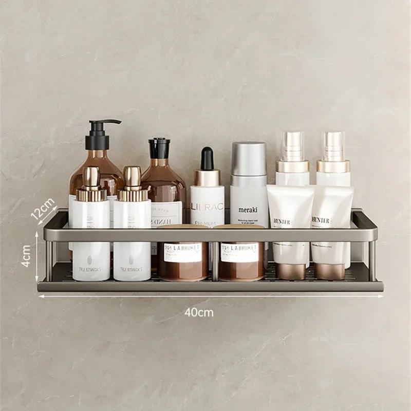 

Черная полка для хранения туалетных принадлежностей в ванной комнате, душевой комнате идеально подходит для хранения предметов в ванной комнате