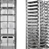 Commercial Multi-Layer Stainless Steel Baking Trolley with Enclosed Bread Rack and Aluminum Alloy Trays