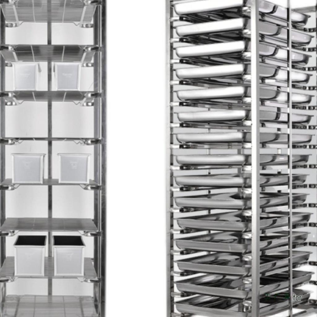 Commercial Multi-Layer Stainless Steel Baking Trolley with Enclosed Bread Rack and Aluminum Alloy Trays