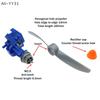 130 Motor DC 3.7V Aircraft Power Unit High Speed Large Wing Wind Pull Kit Kids' Toy RC Drone Airplane Quadcopter Model