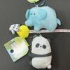 Zoo Animal Plush Charm With Short Fur For Kids Room Decor And Doll Toys