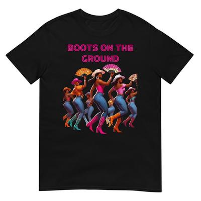 Funny Cowgirl Boots Bling Women Gift Cute Love Country Life T-Shirt
