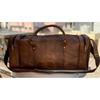 Men's Duffel Bag Vintage Leather Duffle Travel New Gym Luggage Genuine Overnight