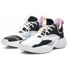 Anta Heat Wave 2 Fabric Synthetic Leather Shock Absorption Non-Slip Wear-Resistant Low-Top Basketball Shoes Men sneaker Black White Green 112031105-2