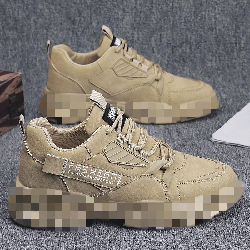 Autumn student new breathable waterproof labor insurance shoes men's shoes platform sports shoes