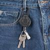 Heavy Duty Retractable Keychain Easy-to-pull Buckle Rope Elastic Keychain Anti Lost Keyring with Steel Retractable Cord