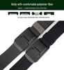 Men's Elastic Tactical Belt with Aluminum Buckle for Outdoor and Casual Wear