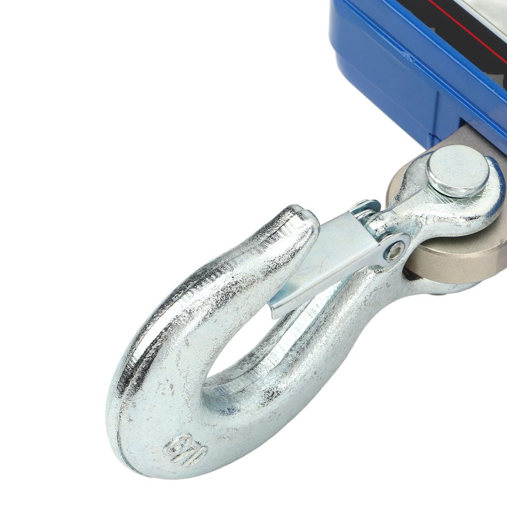 Electronic Crane Scale High Accuracy Sensor LED Screen Wireless Hanging Hook Scale 1500kg Blue