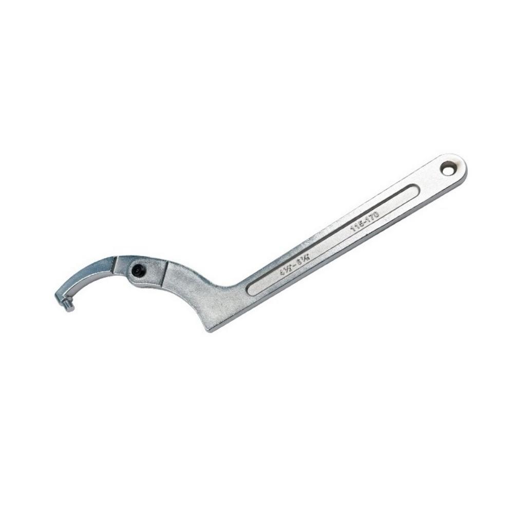 Adjustable Hook Spanner Wrench for Motorcycle Shocks with Non Slip Grip Handle