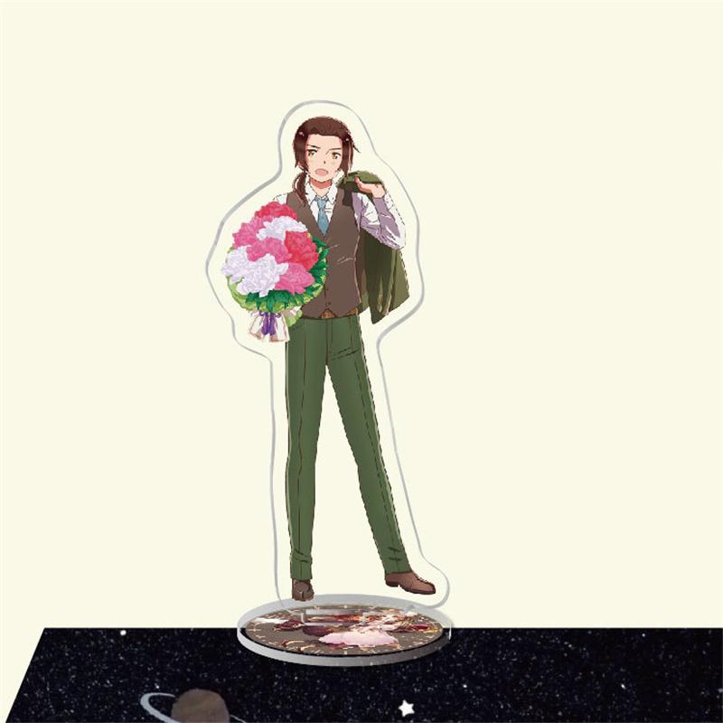 

Джентльмен Хеталия Оси Силовые Фигурки Стенд Модель Коллекция Пластин APH Артур Киркланд Альфред Ф Джонс Людвиг акриловая доска 4