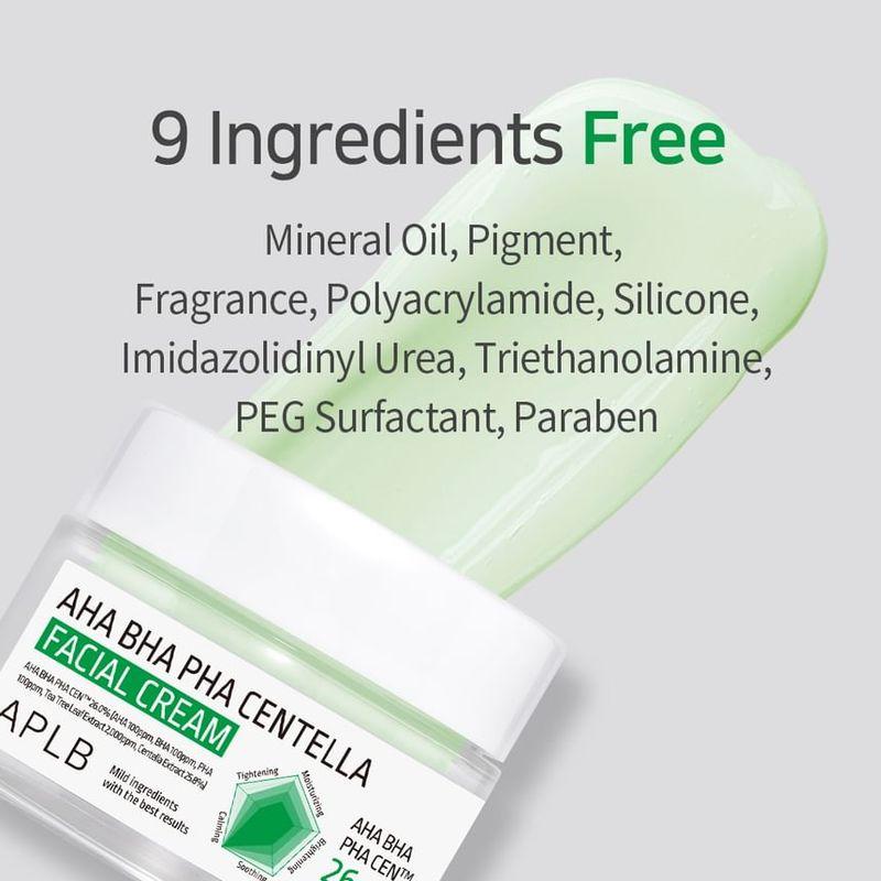 APLB - AHA BHA PHA Centella Facial Cream