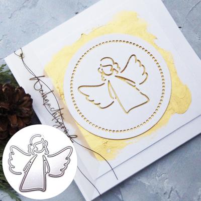 Angle Girl with Wing Cutting Die Scrapbooking DIY Paper Craft Mold