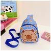 Capybara Printed Shoulder Crossbody Chest Bag Children Outdoor Wallet Leisure