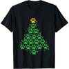 Dog Paws Print Christmas Tree Lights Dog Lover T Shirts Men Cotton Humor Streetwear Tee Shirt Short Sleeve Unisex Loose Clothing