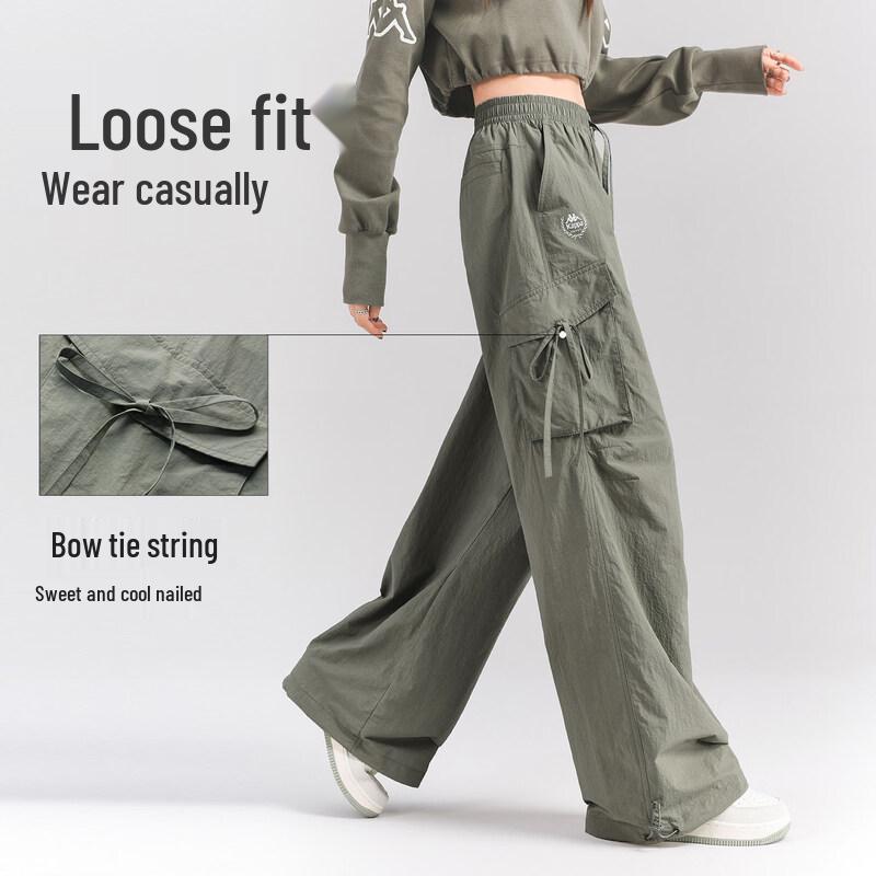 Kappa Women s Back-to-Back Loose Fit Sport Casual Pants S