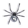 New Exaggerated Gothic Dark Halloween Earrings For Women Simple Personality Punk Black Spider Pearl Stud Earrings Party Jewelry