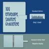 100-Day Cross-Border Savings Challenge Notebook for Couples