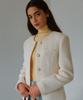 Rolarola Non Collar Button Jacket Ivory