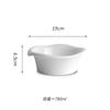 Solid Color Irregular Edge Ceramic Bowl Soup Bowl Salad Bowl Snack Fruit Bowls Noodle Bowls Restaurant Specialty Tableware