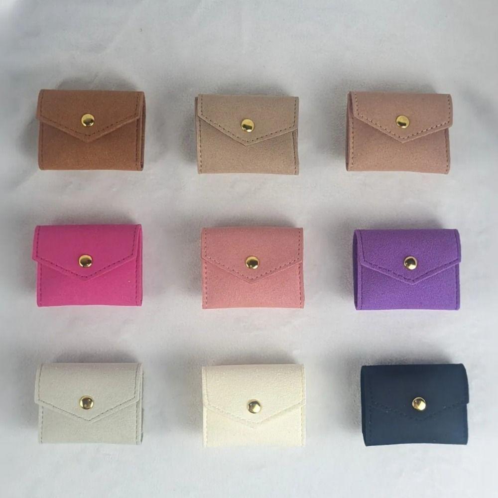 Foldable Jewelry Roll Case Mini Jewelry Storage Bag  for Parties Travel Business Trips