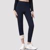 Plus Size Lamb Wool Pocket Leggings - Velvet Lined, Slim-Fit, Mid-Waist Warm Cuffed Pants
