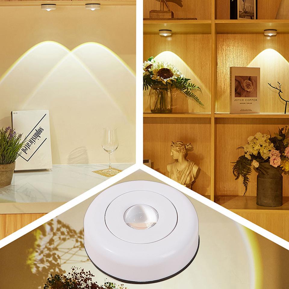Wireless Sunset Lamp Night Light Projector Deoration Home Wall Lamp Led Lights For Room Kitchen Display Cabinet Cupboard Bedroom