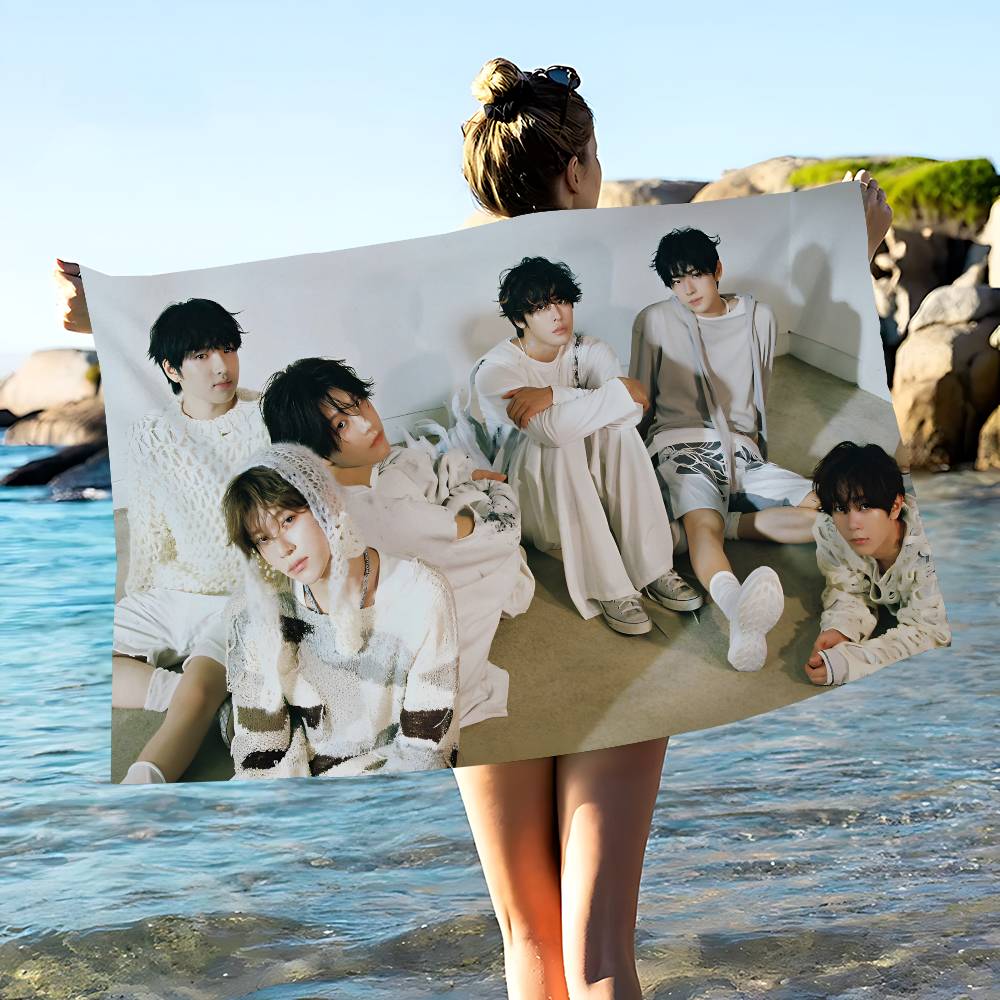 Boy Band N-Nct Wish Singer Microfiber Beach Towel Absorbent Quick Dry Soft Yoga Swimming Resort Mountain Climbing Towel