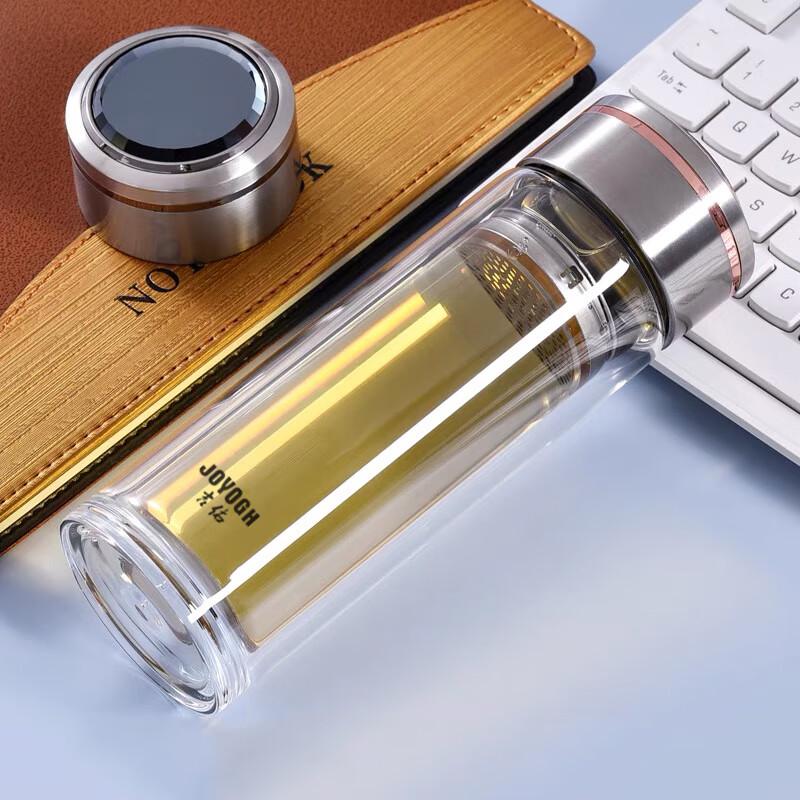 JOYOGH Double-Wall High Borosilicate Glass Tea Cup