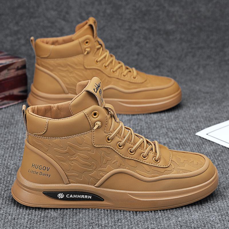 Autumn new little white shoes men's casual platform trend versatile comfortable sports trendy shoes men's board shoes