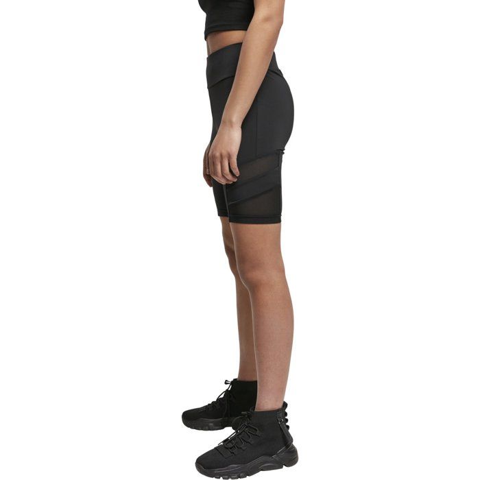 Urban Classics Ladies - CYCLE Tech Mesh High Waist Shorts