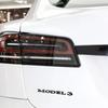 Autoaufkleber Tesla Auto Heckklappe Kofferraum Motorhaube Abziehbild ABS Emblem Logo Hinterer Aufkleber Für Tesla Model 3 Auto Plakette Außendekoration