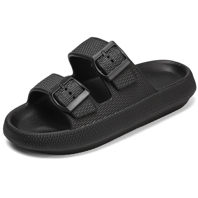 New Style Thick Sole Summer Slides: Soft, Squishy Single Strap for Women and Men